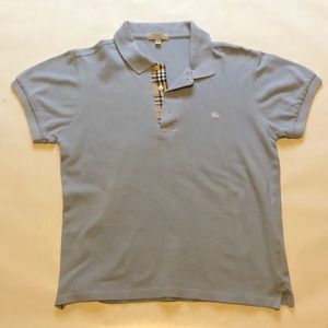 Burberry London Slim Fit, Sz M, Men’s Polo, Blue